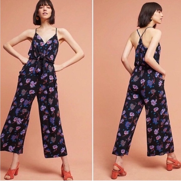 Anthropologie Pants - Anthropologie Floral Jumpsuit
